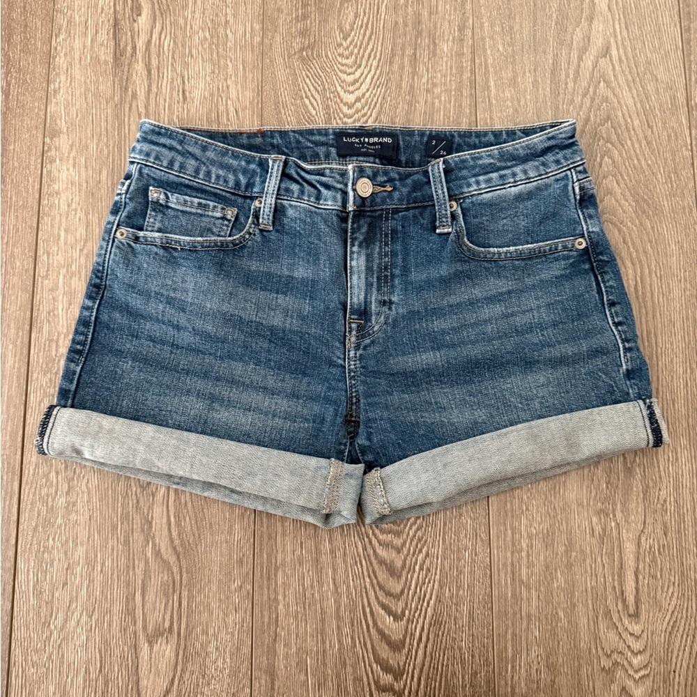 Lucky Brand The Roll Up Jean shorts Size 2/26